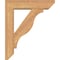 Ekena Millwork Funston Slat Smooth Bracket w/ Offset Brace, Western Red Cedar, 5 1/2"W x 20"D x 24"H BKT0604X20X24FST06SWR - alternate 2